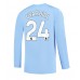 Günstige Manchester City Josko Gvardiol #24 Heim Fussballtrikot 2023-24 Langarm
